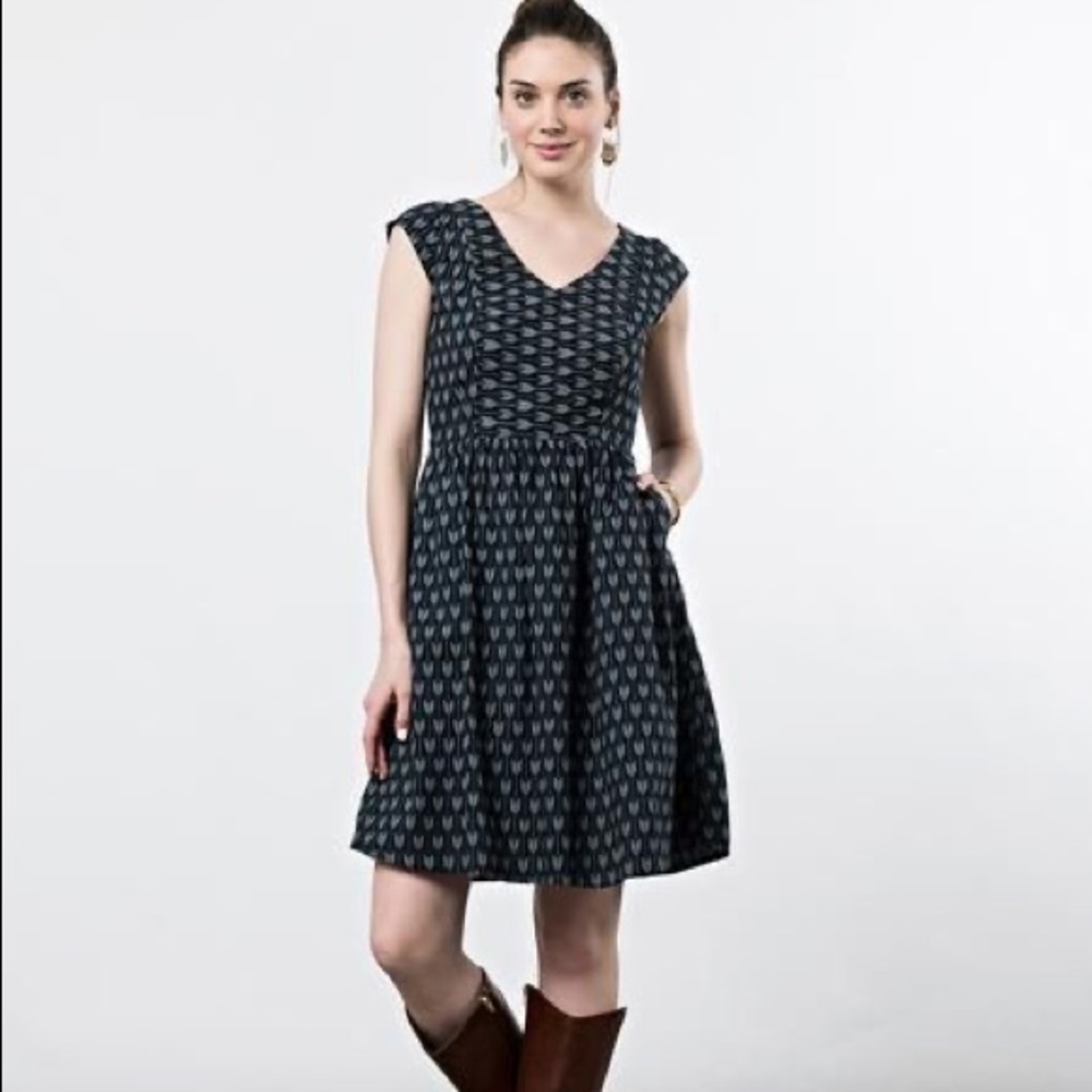 Mata Traders Aurora Dress, Silver Tulips